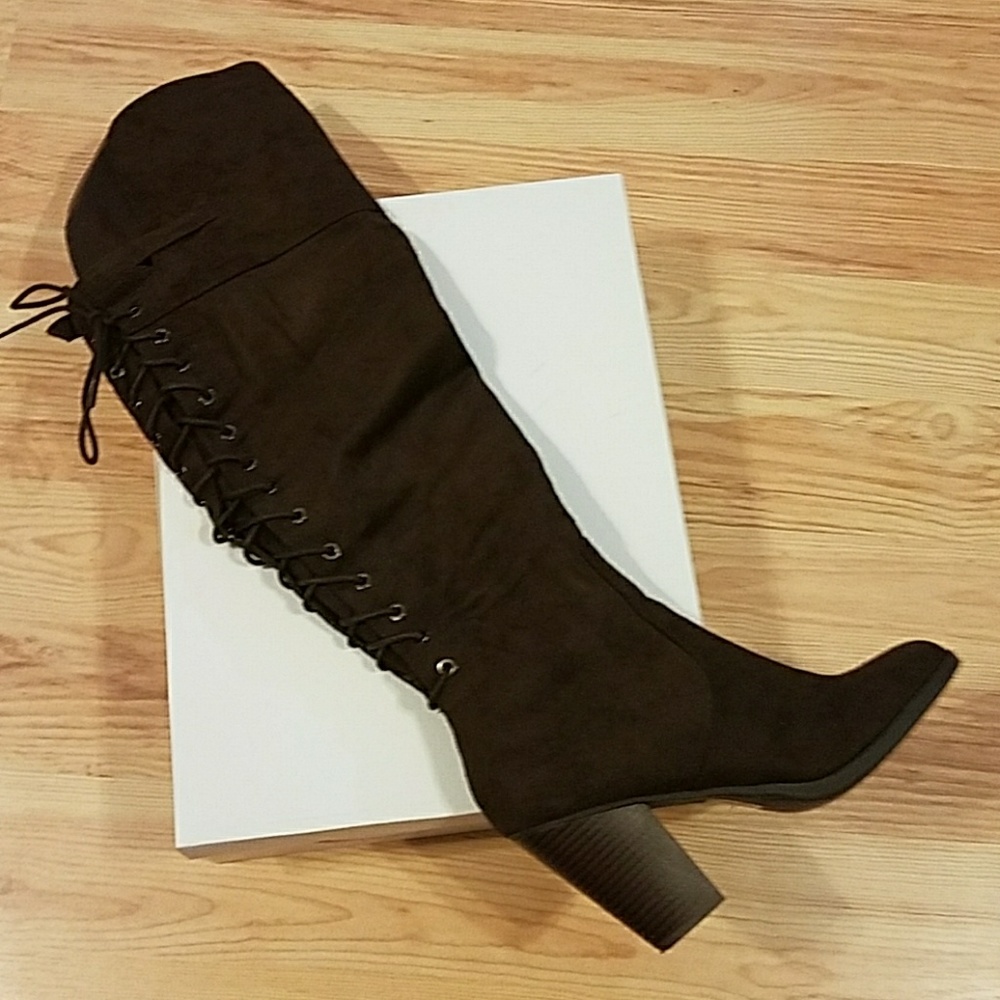 NEW Suede Knee Boots